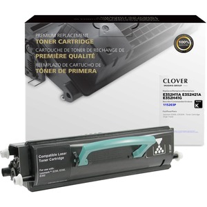 Clover Technologies Remanufactured High Yield Laser Toner Cartridge - Alternative for Lexmark (E350, E352, E352H21A, E350H80G, E352H11A, 00E250A80G, 00E350H80G, 00E352H11A, 00E352H21A, 0E250A80G, 0E350H80G, ...) - Black Pack