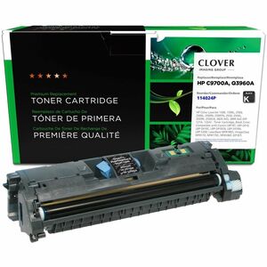 Clover Technologies Remanufactured Laser Toner Cartridge - Alternative for HP 121A, 122A (C9700A, Q3960A) - Black Pack