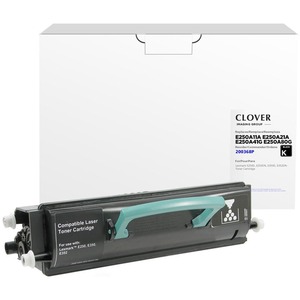 Clover Technologies Remanufactured Laser Toner Cartridge - Alternative for Lexmark (E250, E252, E350, E352, E250A11A, E250A21A, E250A41G, E250A80G, 00E250A11A, 00E250A21A, 00E250A80G, ...) - Black Pack