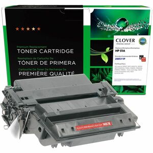 Clover Technologies Remanufactured MICR Toner Cartridge - Alternative for HP, Troy 51A, 51X (Q7551A, 02-81201-001, Q75, Q75(M), Q7551X, Q7551XC, 02-81200-001, 2-81200-001, 2-81201-001) - Black Pack