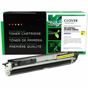 Clover Technologies Remanufactured Laser Toner Cartridge - Alternative for HP 126A - Yellow - 1 Pack