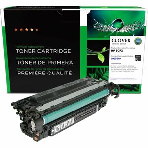 Clover Technologies Remanufactured High Yield Laser Toner Cartridge - Alternative for HP 507X (CE400X) - Black - 1 Each