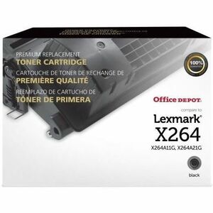 Clover Technologies Laser Toner Cartridge - Alternative for Lexmark X264H11G, X264A11G, X264A21G - Black - 1 Pack