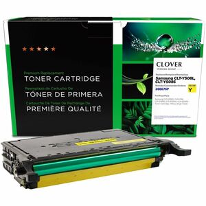 Clover Technologies High Yield Laser Toner Cartridge - Alternative for Samsung CLT-Y5082L, CLT-Y508L, CLT-Y5082L/ELS, CLT-Y5082S, CLT-Y5082S/ELS, CLT-Y508S - Yellow - 1 Pack