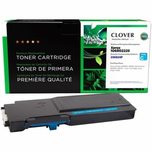 Clover Technologies High Yield Laser Toner Cartridge - Alternative for Xerox 106R02225 - Cyan - 1 Pack