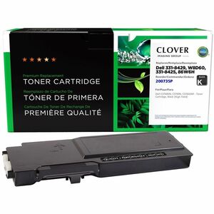 Clover Technologies High Yield Laser Toner Cartridge - Alternative for Dell 331-8429, W8D60, 331-8425, 86W6H - Black - 1 Pack