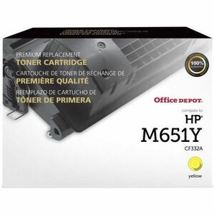 Clover Technologies Remanufactured Laser Toner Cartridge - Alternative for HP 654A (CF332A) - Yellow - 1 Each