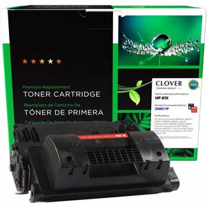 Clover Technologies Remanufactured High Yield Laser Toner Cartridge - Alternative for HP CF281X - Black - 1 Pack