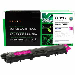 Clover Technologies Remanufactured High Yield Laser Toner Cartridge - Alternative for Brother TN225M - Magenta - 1 Each