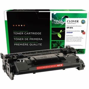 Clover Technologies Remanufactured MICR Laser Toner Cartridge - Alternative for HP 87A (CF287A) - Black Pack