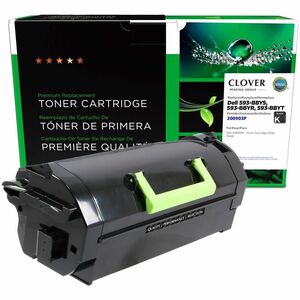 Clover Technologies Remanufactured High Yield Laser Toner Cartridge - Alternative for Dell (S5830, 593-BBYS, 593-BBYR, 593-BBYT) - Black Pack