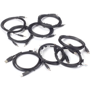 Black Box Secure KM Cable Kit, 6-ft. (1.8-m)