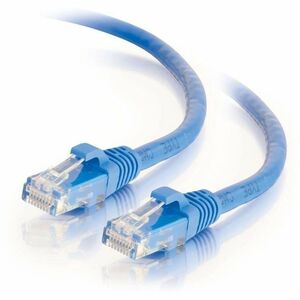 Quiktron 7ft Q-Series Cat6a Snagless (UTP) Ethernet Network Patch Cable, CM Rated - Blue