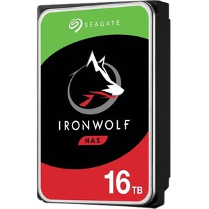 Seagate IronWolf ST16000VN001 16 TB Hard Drive - 3.5" Internal - SATA (SATA/600) - Conventional Magnetic Recording (CMR) Method