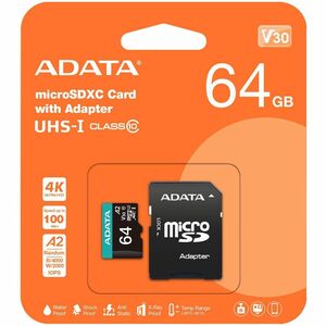 Adata Premier Pro 64 GB Class 10/UHS-I (U3) V30 microSDXC