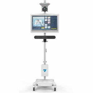 Capsa Healthcare - S-Series Cart (T2500-T) - Roll Stand - Fixed Height - Tall Straight Column - No Mount