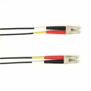 Black Box Colored Fiber OM3 50/125 Multimode Fiber Optic Patch Cable-OFNP Plenum