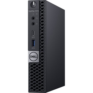 Dell OptiPlex 7000 7070 Desktop Computer - Intel Core i7 9th Gen i7-9700T 2 GHz - 8 GB RAM DDR4 SDRAM - 128 GB SSD - Micro PC