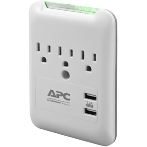 APC by Schneider Electric SurgeArrest Essential 3-Outlet Surge Suppressor/Protector