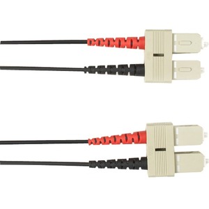 Black Box Colored Fiber OM2 50/125 Multimode Fiber Optic Patch Cable-OFNR PVC