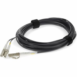 AddOn 1m LC (Male) to LC (Male) Grey OM4 Duplex Fiber OFNR (Riser-Rated) Patch Cable