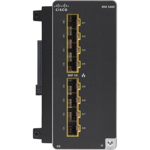 Cisco Catalyst IE3400 with 8 GE SFP Ports, Expansion Module