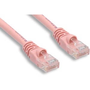 Cat6 Category 6 550mhz Patch Cord Booted Snagless - 3FT Pink