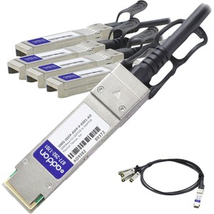 Brocade (Formerly) Compatible TAA Compliant 100GBase-CU QSFP28 to 4xSFP28 Direct Attach Cable (Passive Twinax, 3m)