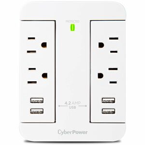 CyberPower P4WSU Home Office 4 - Outlet Surge with 900 J