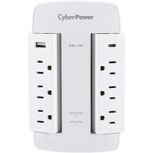 CyberPower CSP600WSURC5 Professional 6 - Outlet Surge with 900 J