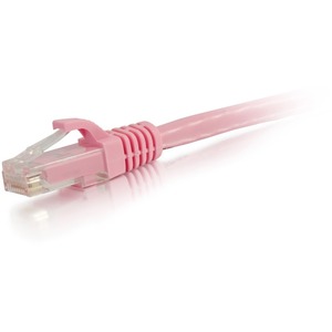 C2G 3ft Cat6a Snagless Unshielded (UTP) Ethernet Cable - Cat6a Network Patch Cable - PoE - Pink