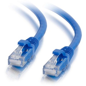 C2G 100ft Cat6a Snagless Unshielded (UTP) Network Patch Ethernet Cable-Blue