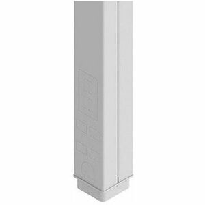 Wiremold 25DTC-4WH Series Steel Poles - Steel Tele-Power Poles - White - TAA Compliant