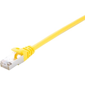 V7 Yellow Cat5e Shielded (STP) Cable RJ45 Male to RJ45 Male 10m 32.8ft