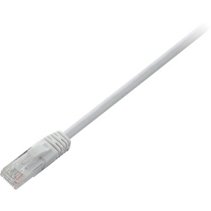 V7 White Cat6 Unshielded (UTP) Cable RJ45 Male to RJ45 Male 1m 3.3ft