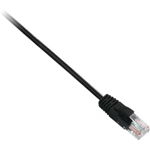 V7 Black Cat6 Unshielded (UTP) Cable RJ45 Male to RJ45 Male 2m 6.6ft