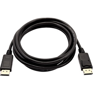 V7 Black Video Cable DisplayPort Male to DisplayPort Male 3m 10ft