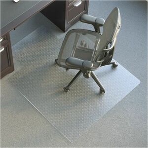 Realspace Economy Commercial Pile Chair Mat with Lip 36 x 48 Clear