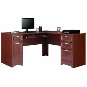 L Shaped Desk with Modesty Panel 66 x 66 x 29.5 - Simple System by Boss  Office Products