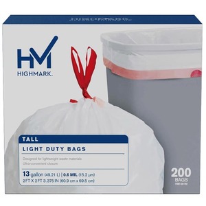 30 Gallon Dual Defense Drawstring Trash Bags, 70 Count - Parish Supply