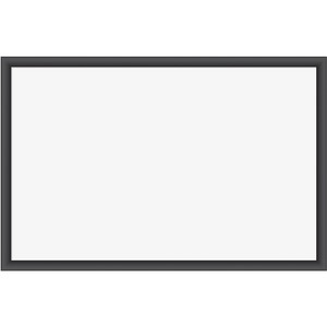 U Brands Magnetic Glass Dry Erase Board, 70 x 35 Inches, White Frosted Surface, Frameless