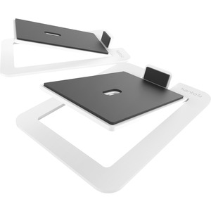 Kanto S6W Tilted Desktop Speaker Stands for Large Speakers - White (Pair)