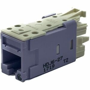 Ortronics Clarity High Density Jack (HDJ) CAT6, T568A/B, Blue