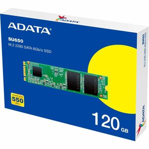 Adata Ultimate SU650 ASU650NS38-120GT-C 120 GB Solid State Drive - M.2 2280 Internal - SATA (SATA/600)