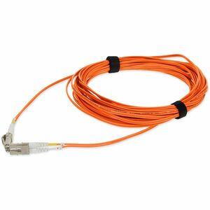 AddOn 5m LC (Male) to LC (Male) Orange OM4 Duplex Plenum-Rated Fiber Patch Cable