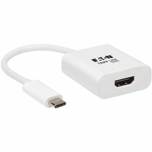 Tripp Lite USB C to HDMI Adapter Converter 4K @ 60Hz HDR M/F USB 3.1 White