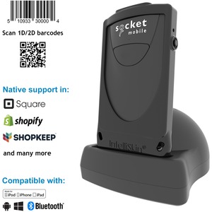 Socket Mobile DuraScan® D840, Universal Barcode Scanner & Charging Dock