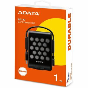 Adata HD720 AHD720-1TU31-CBK 1 TB Hard Drive - External - Black