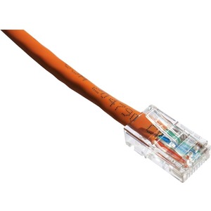 Axiom 6-INCH CAT6 550mhz Patch Cable Non-Booted (Orange) - TAA Compliant