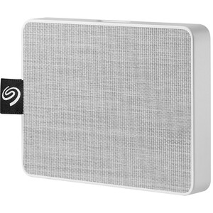 Seagate One Touch STJE1000402 1 TB Portable Solid State Drive - External - White